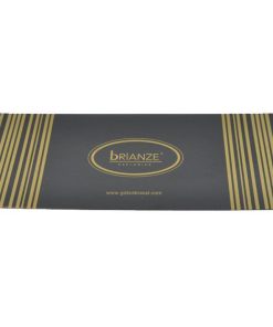 Brianze Sarı Mavi Motif Desen Kravat Mendil Set - Brianze.com Kravat ve Erkek Giyim Sitesi