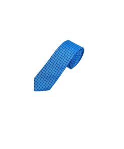Brianze 5 Cm Mavi Desenli Slim Kravat